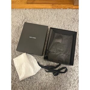 Saint Laurent Black Empty Gift Box